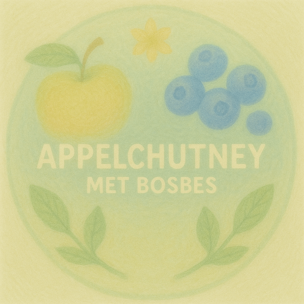 Wereld van Smaken Chutney - Apple & Bosbes