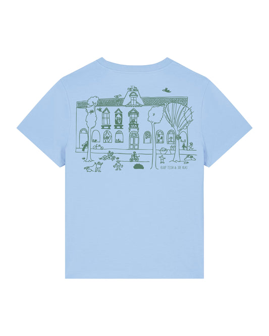 Dames 't shirt - De Kleine Wereldburger