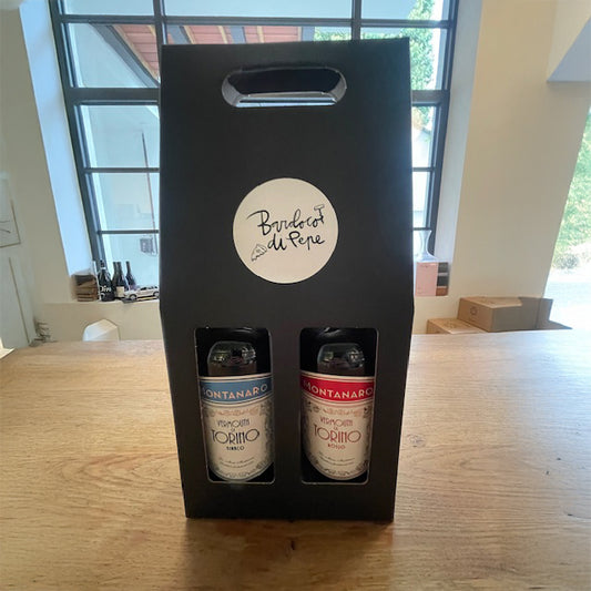 Pakket witte en rode vermouth